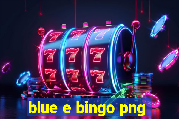 blue e bingo png